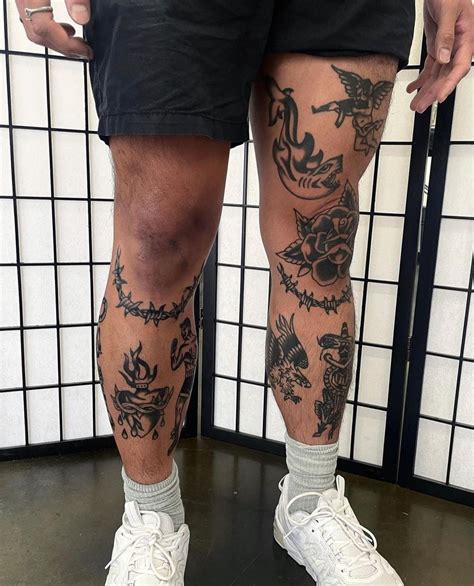 leg tattoos for guys|20 Coolest Leg Tattoos For Men with Meaning [2024]